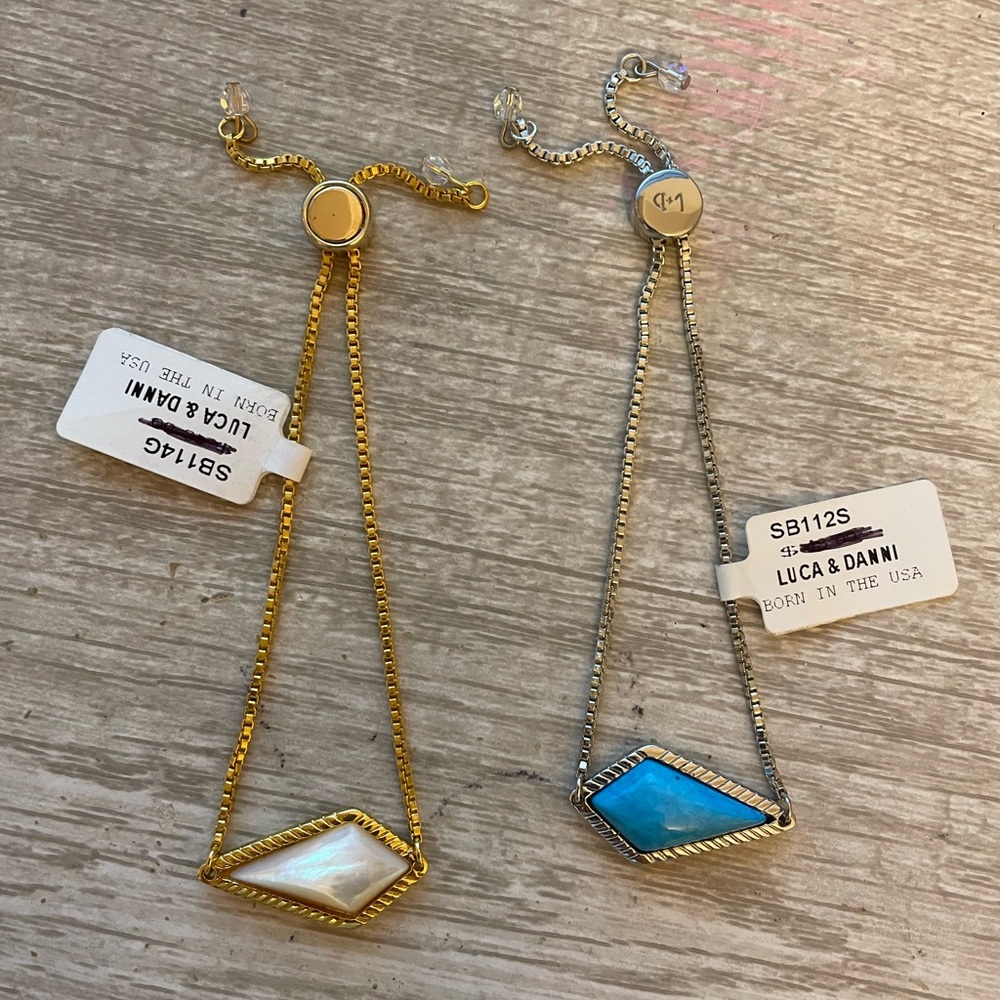 Luca + Danni golf and silver bracelets